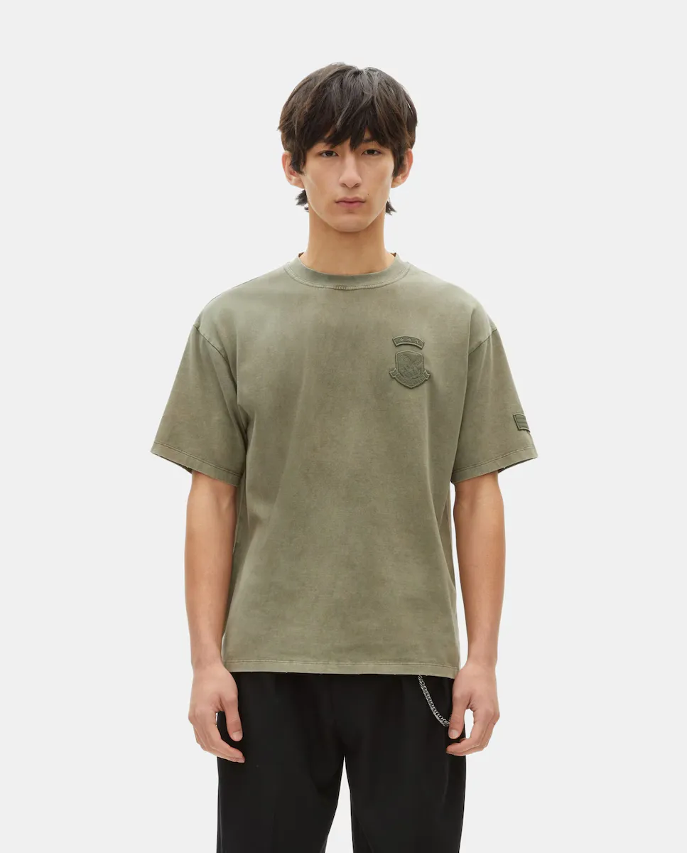 Футболка мужская с коротким рукавом и декоративными нашивками The Kooples, военный зеленый
Футболка мужская с коротким рукавом и декоративными нашивками The Kooples, военный зеленый