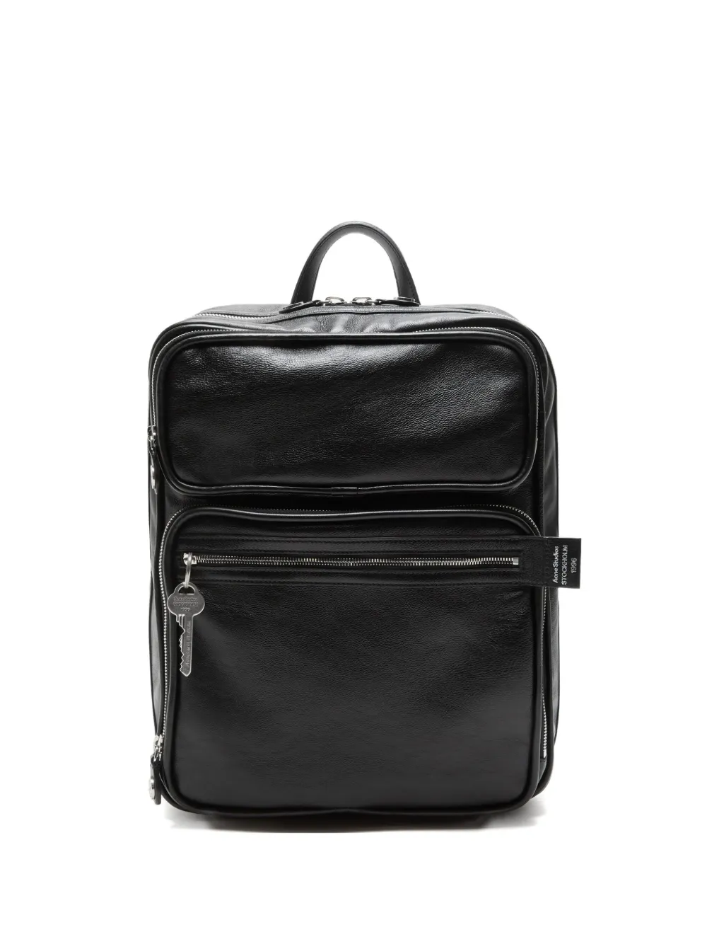 Рюкзак с верхней ручкой Acne Studios, черный
Рюкзак с верхней ручкой Acne Studios, черный