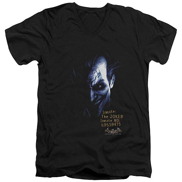 Футболка с V-образным вырезом Batman Arkham Asylum Arkham Joker Licensed Character
Футболка с V-образным вырезом Batman Arkham Asylum Arkham Joker Licensed Character