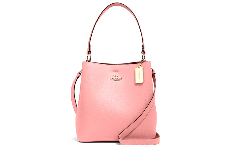 Городская кожаная сумка через плечо с одним ремнем, ведерко среднего размера для женщин розовый COACH
Городская кожаная сумка через плечо с одним ремнем, ведерко среднего размера для женщин розовый COACH