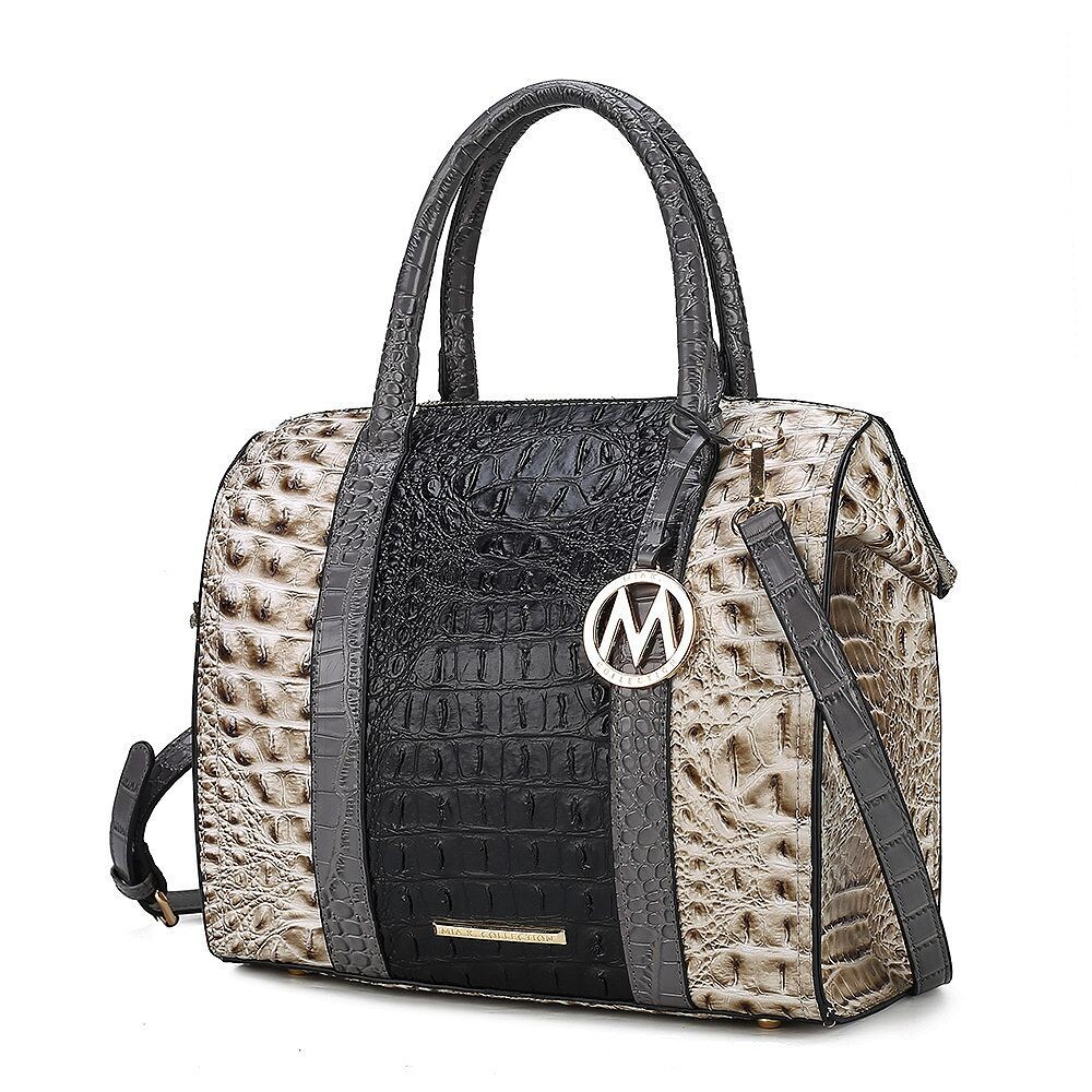 MKF Collection Женская сумка-портфель Ember с тиснением под крокодила от Mia K, черный
MKF Collection Женская сумка-портфель Ember с тиснением под крокодила от Mia K, черный