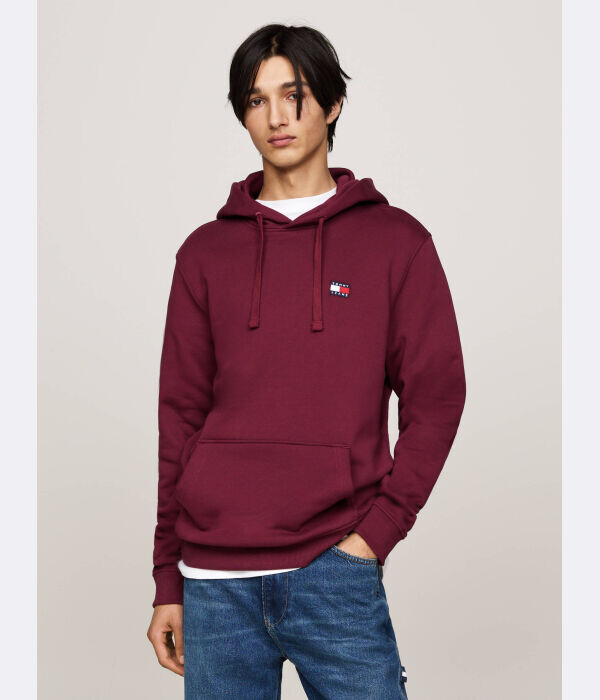 Толстовка мужская Tommy Jeans с капюшоном, бургундия
Толстовка мужская Tommy Jeans с капюшоном, бургундия