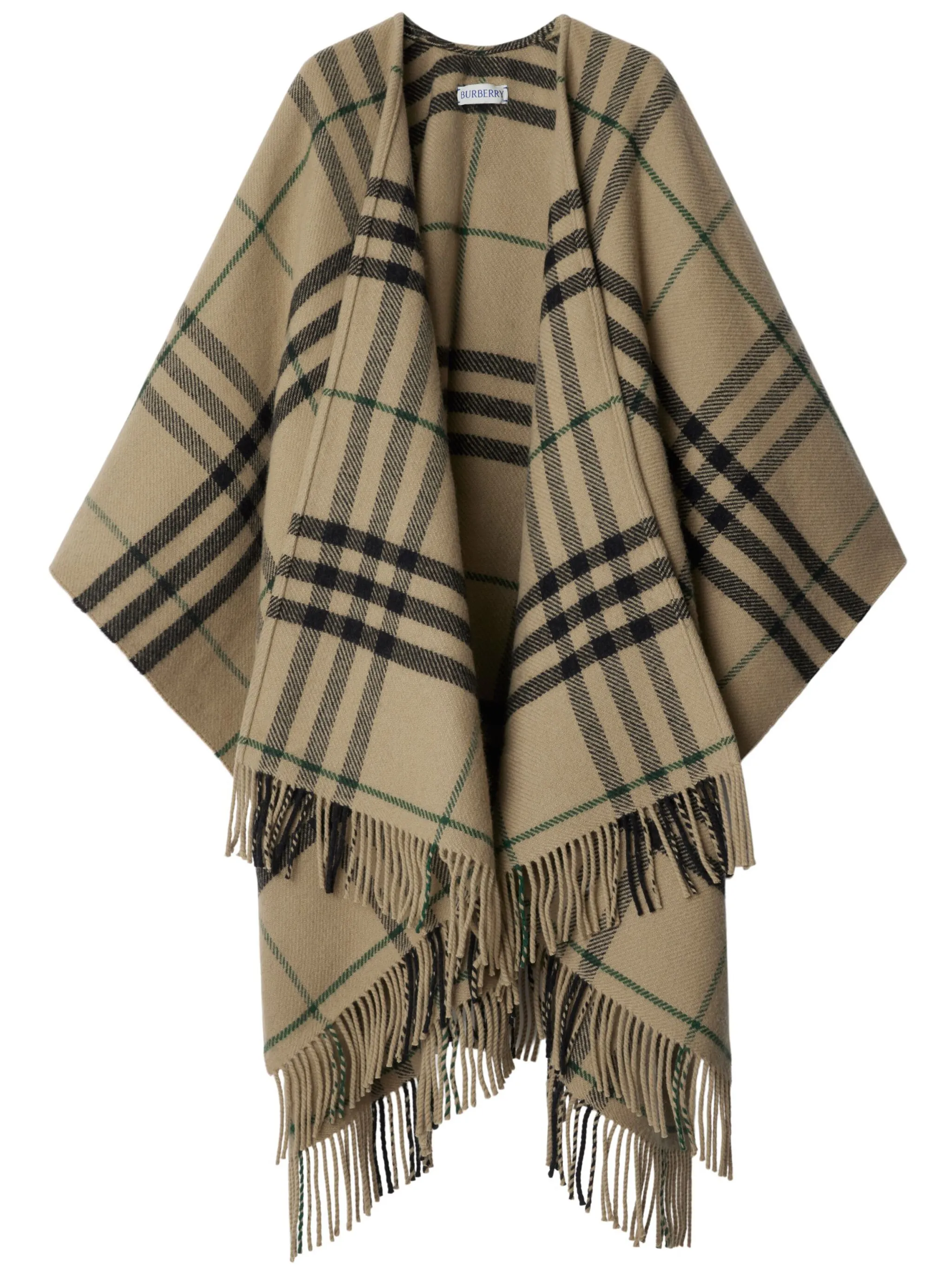 Кейп в клетку Burberry, бежевый
Кейп в клетку Burberry, бежевый