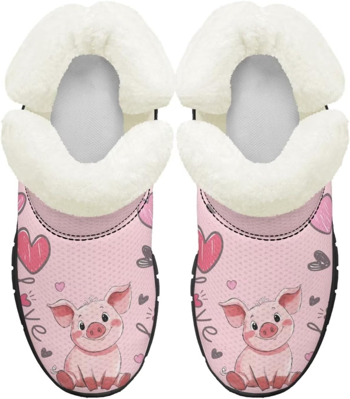 Детские ботинки для девочек на зиму с меховой подкладкой, противоскользящие зимние ботинки для прогулок и бега, слипоны Pointodoor, Pig Love Print
Детские ботинки для девочек на зиму с меховой подкладкой, противоскользящие зимние ботинки для прогулок и бега, слипоны Pointodoor, Pig Love Print