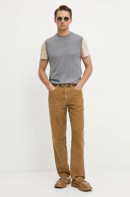 Шерстяной жилет United Colors of Benetton, серый
Шерстяной жилет United Colors of Benetton, серый