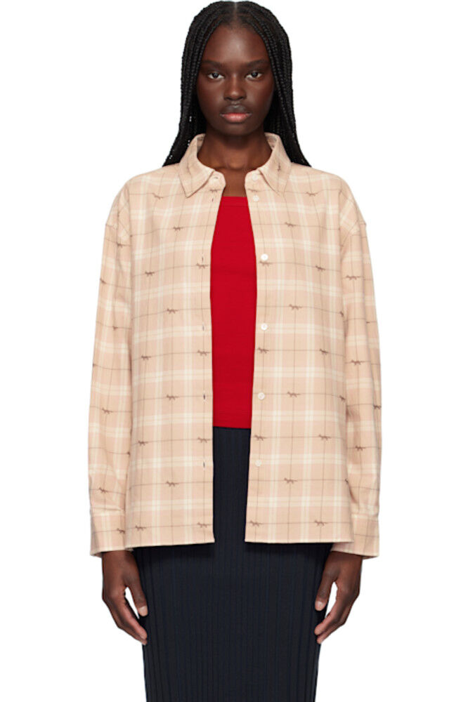 Розовая легкая рубашка Maison Kitsuné
Розовая легкая рубашка Maison Kitsuné