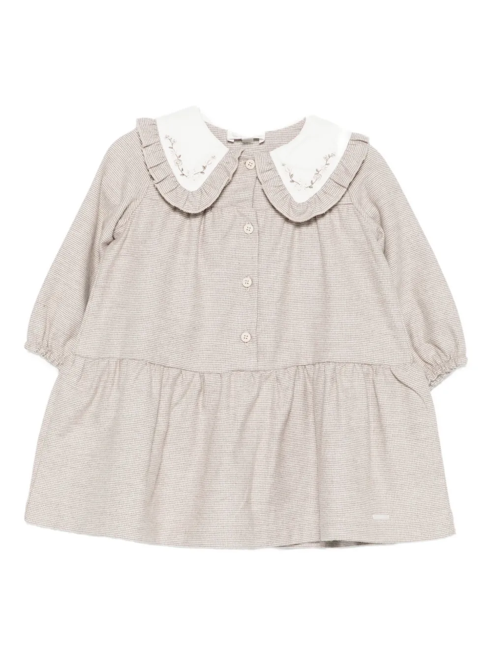 Комбинезон с оборками Lalalu, коричневый
Комбинезон с оборками Lalalu, коричневый