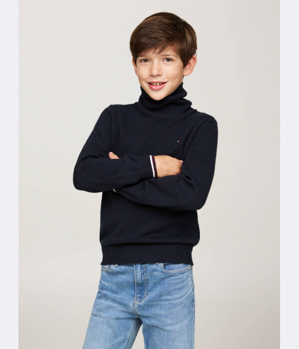 Водолазка детская Tommy Hilfiger с высоким воротником, синий
Водолазка детская Tommy Hilfiger с высоким воротником, синий