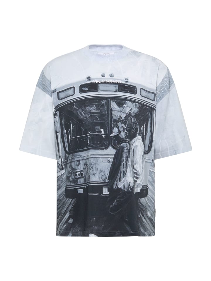 Рубашка свободного кроя Ercolin в черно-белом цвете Carlo Colucci
Рубашка свободного кроя Ercolin в черно-белом цвете Carlo Colucci