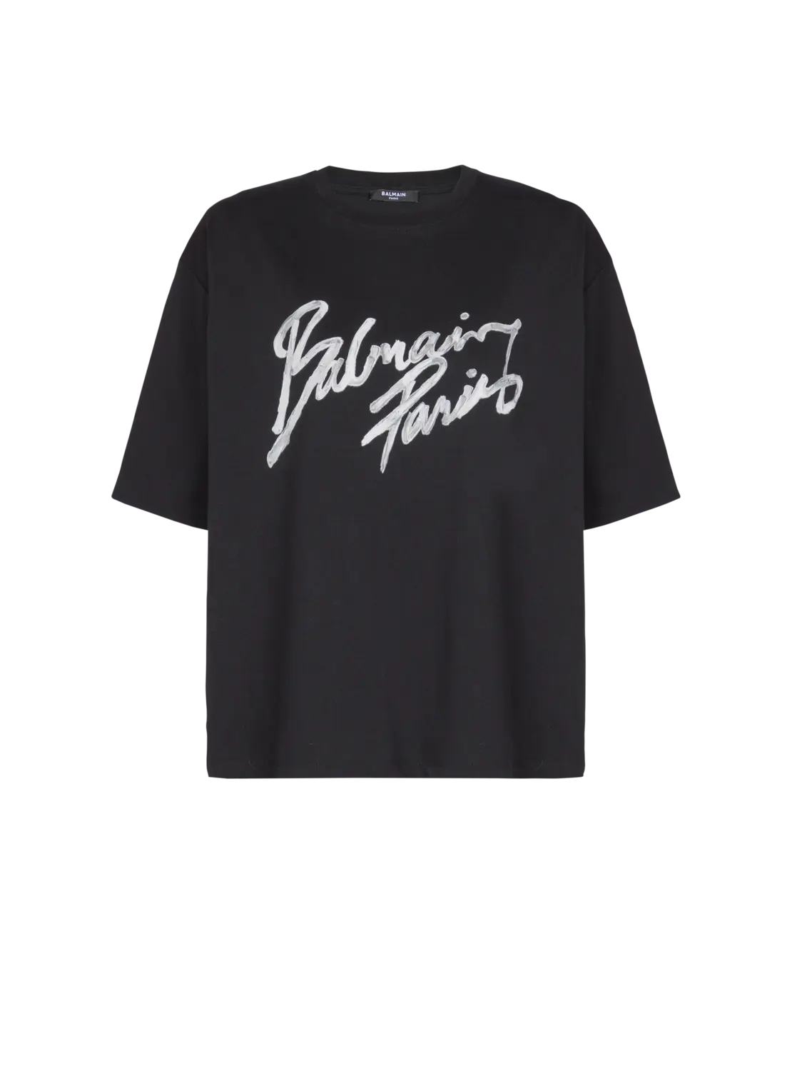 Прямоугольная футболка с принтом Balmain Paris Brush, белый/черный
Прямоугольная футболка с принтом Balmain Paris Brush, белый/черный