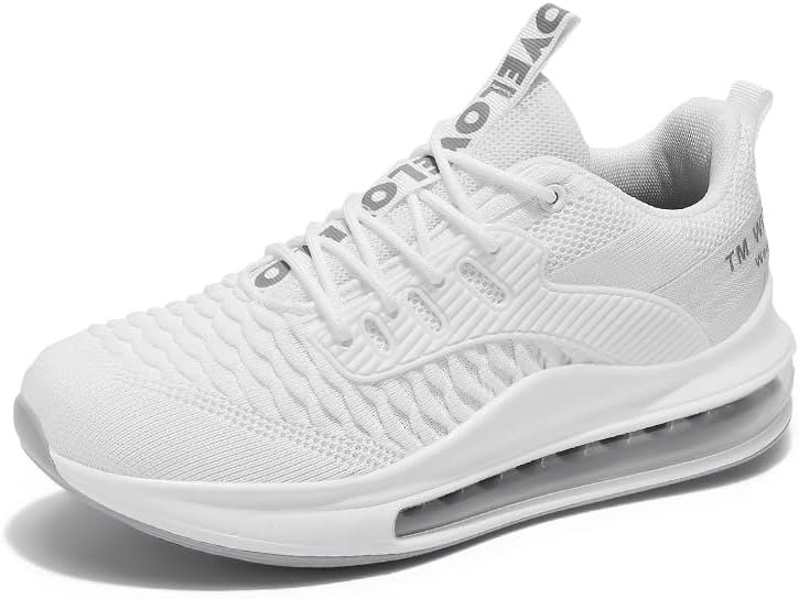 Мужские дышащие вязаные кроссовки с амортизирующей воздушной подушкой для спорта и повседневной носки Aoplus, белый
Мужские дышащие вязаные кроссовки с амортизирующей воздушной подушкой для спорта и повседневной носки Aoplus, белый