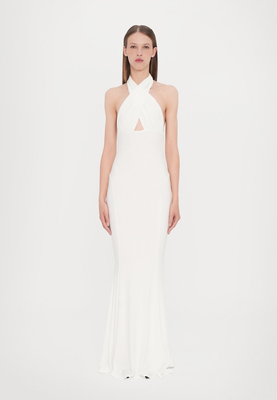 Платье Norma Kamali CROSS HALTER FISHTAIL GOWN, Snow White/White
Платье Norma Kamali CROSS HALTER FISHTAIL GOWN, Snow White/White