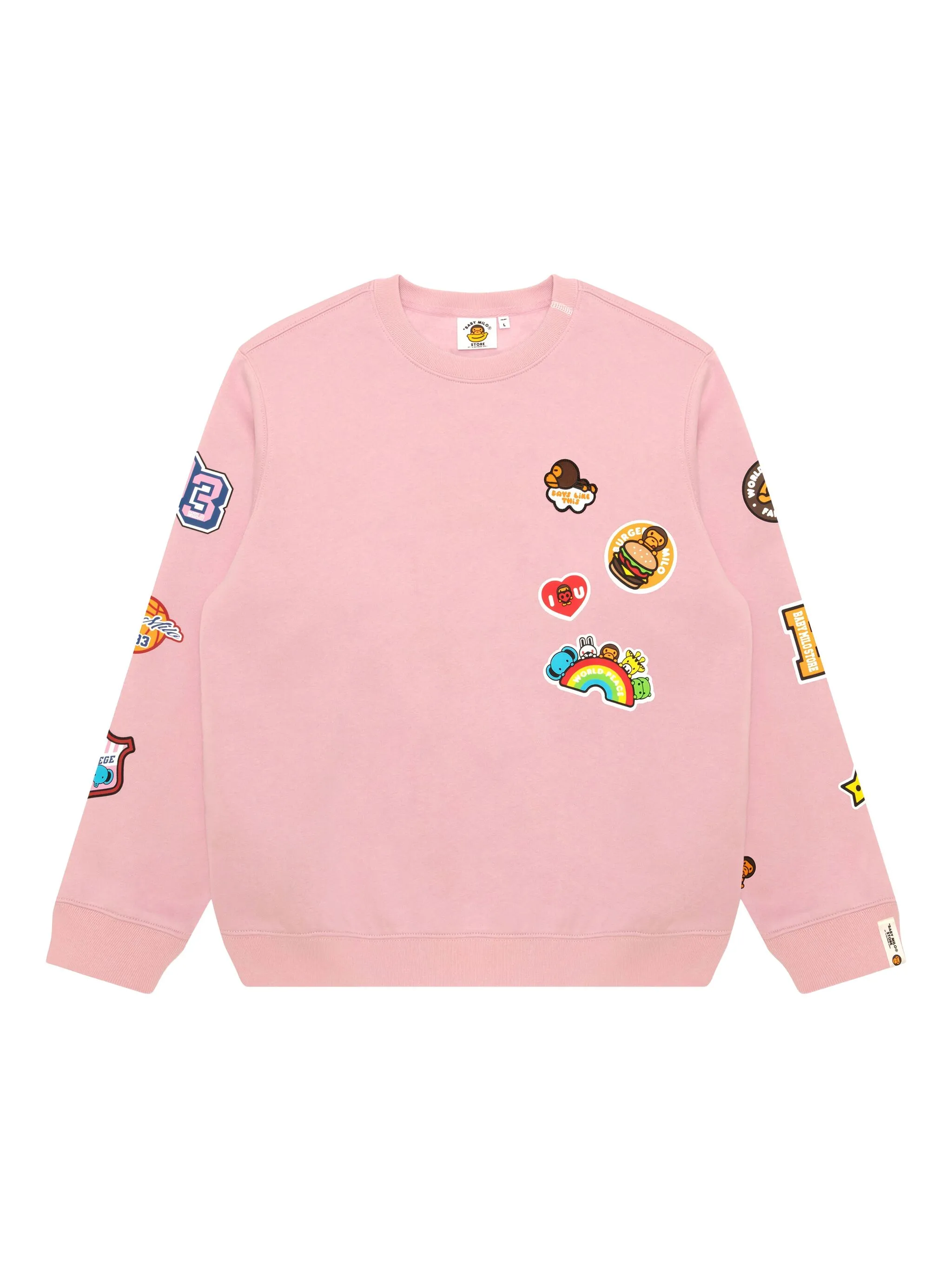 Свитер с аппликацией Baby Milo Store By A Bathing Ape, розовый
Свитер с аппликацией Baby Milo Store By A Bathing Ape, розовый