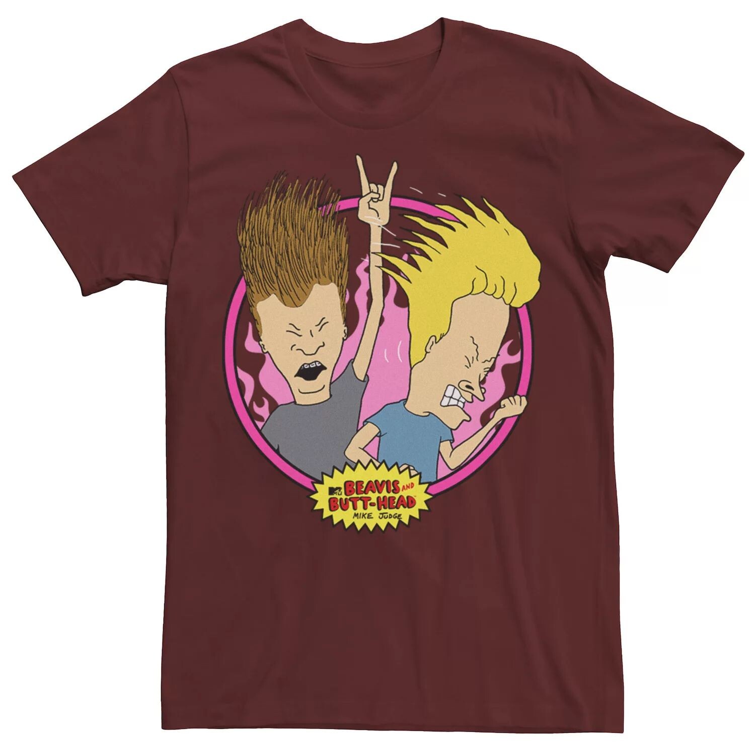 Мужская футболка с портретом в стиле рок-н-ролл Beavis and Butthead Licensed Character
Мужская футболка с портретом в стиле рок-н-ролл Beavis and Butthead Licensed Character