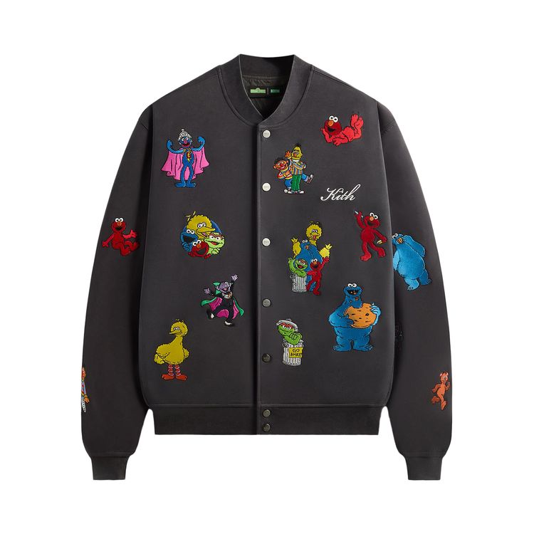 Куртка Kith x Sesame Street Marvin Bomber Jacket 'Hematite', черный
Куртка Kith x Sesame Street Marvin Bomber Jacket 'Hematite', черный