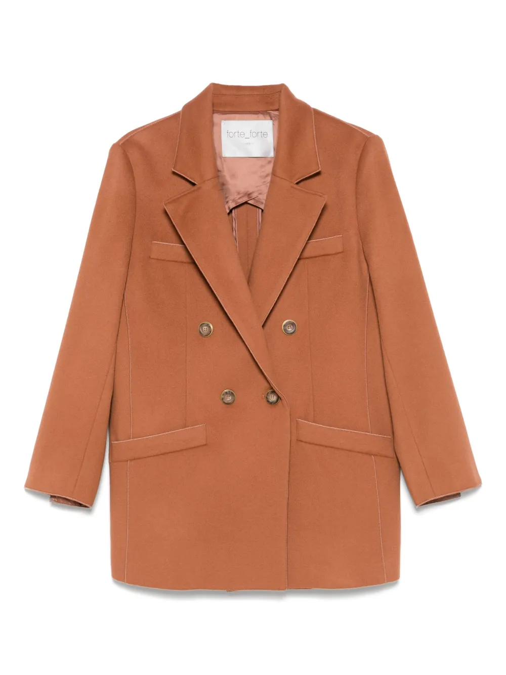 Двубортный пиджак Forte Forte, оранжевый
Двубортный пиджак Forte Forte, оранжевый