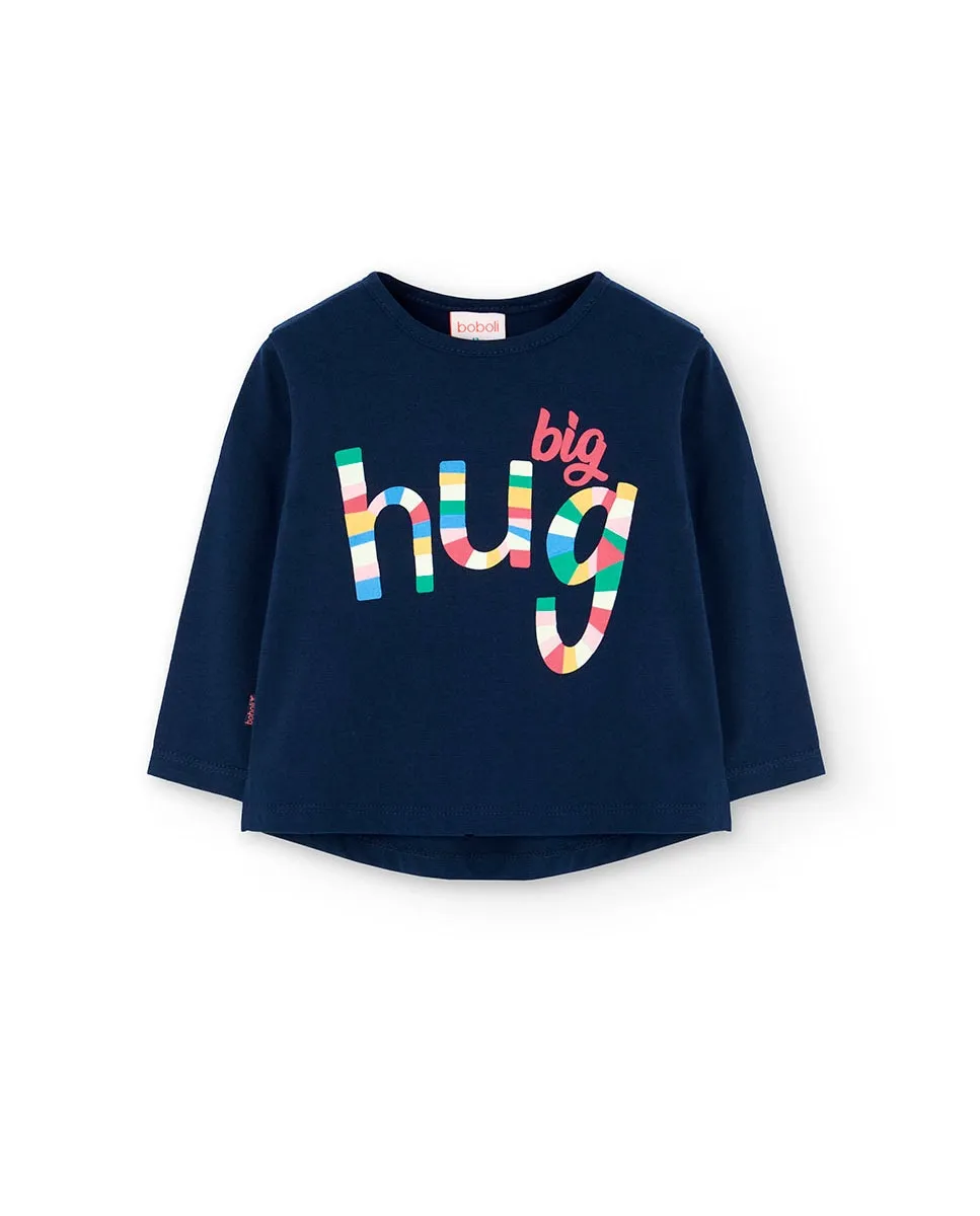 Детская футболка с круглым вырезом и длинными рукавами Boboli, темно-синий
Детская футболка с круглым вырезом и длинными рукавами Boboli, темно-синий