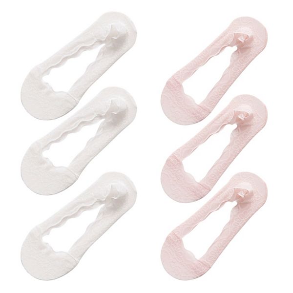 Женские носки-невидимки 6 шт, невидимая подкладка, элегантный кружевной дизайн Anna-Kaci, White Pink
Женские носки-невидимки 6 шт, невидимая подкладка, элегантный кружевной дизайн Anna-Kaci, White Pink