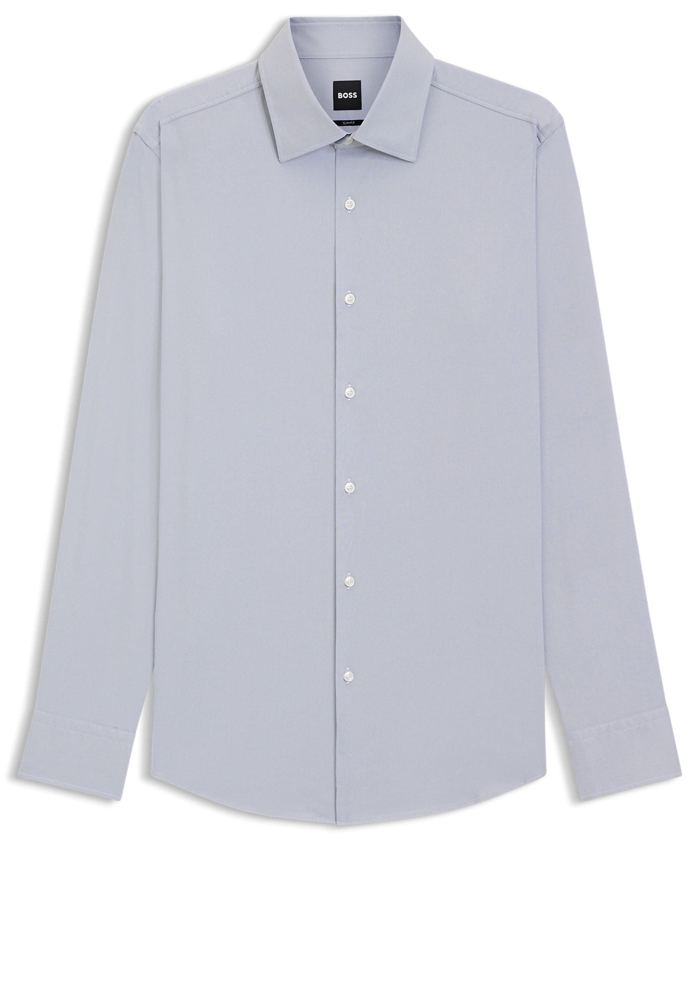 BOSS Рубашка на пуговицах Slim fit 'P-Hank-kent-C1-222' в цвете Dusty Blue
BOSS Рубашка на пуговицах Slim fit 'P-Hank-kent-C1-222' в цвете Dusty Blue