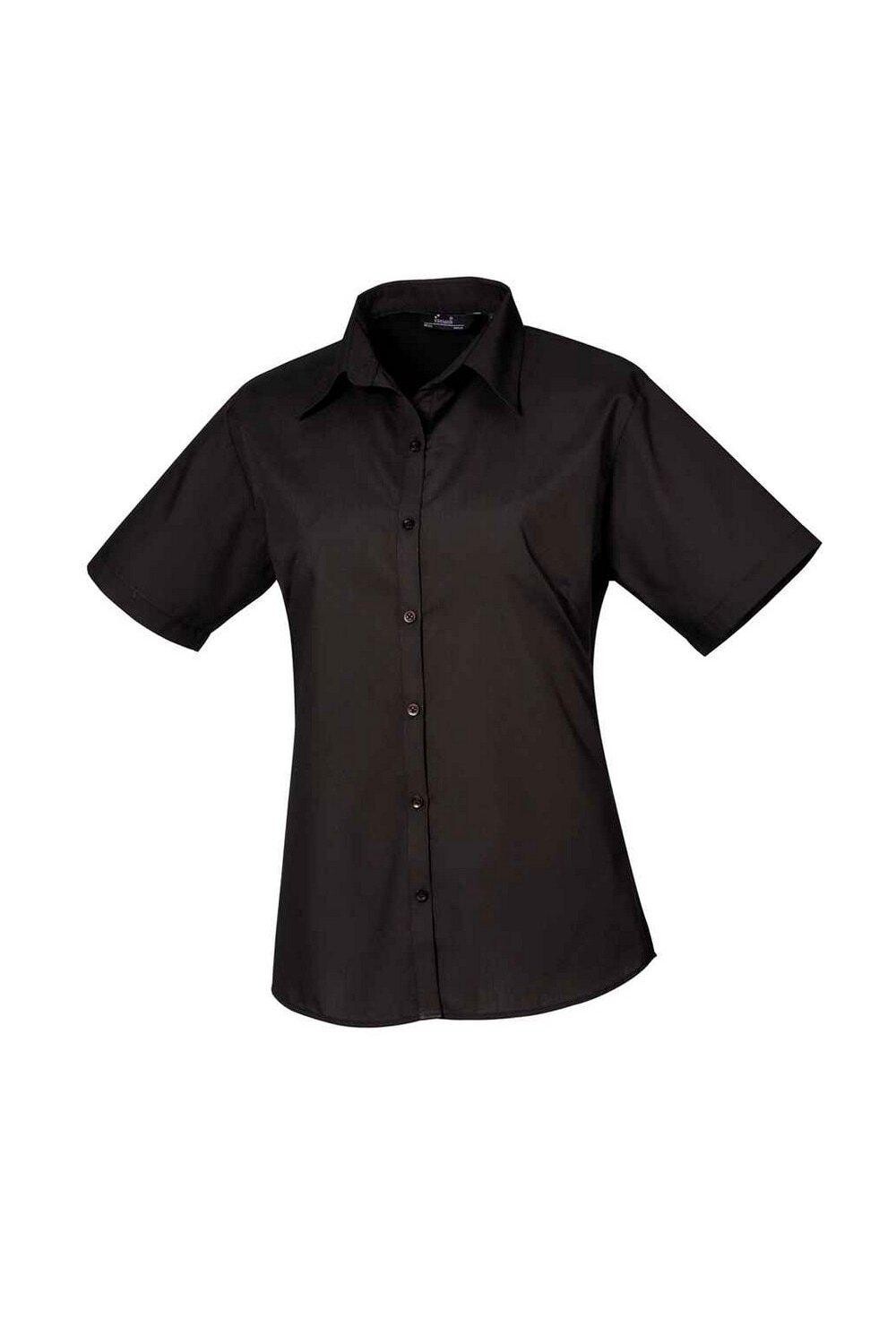 Поплиновая блузка с короткими рукавами Premier, черный
Поплиновая блузка с короткими рукавами Premier, черный