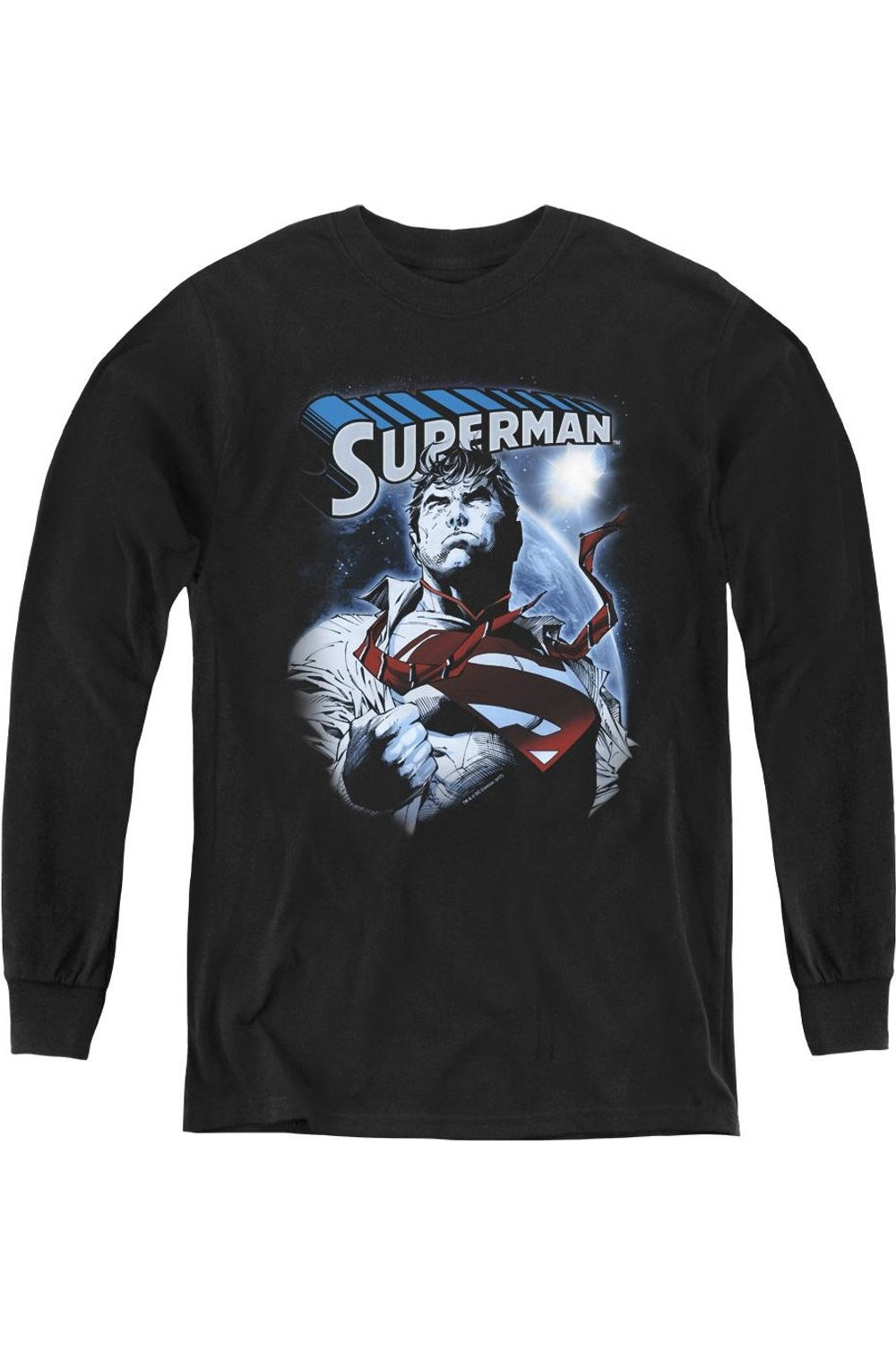 Футболка с длинным рукавом Superman Protect Earth для молодежи Gildan, черный
Футболка с длинным рукавом Superman Protect Earth для молодежи Gildan, черный