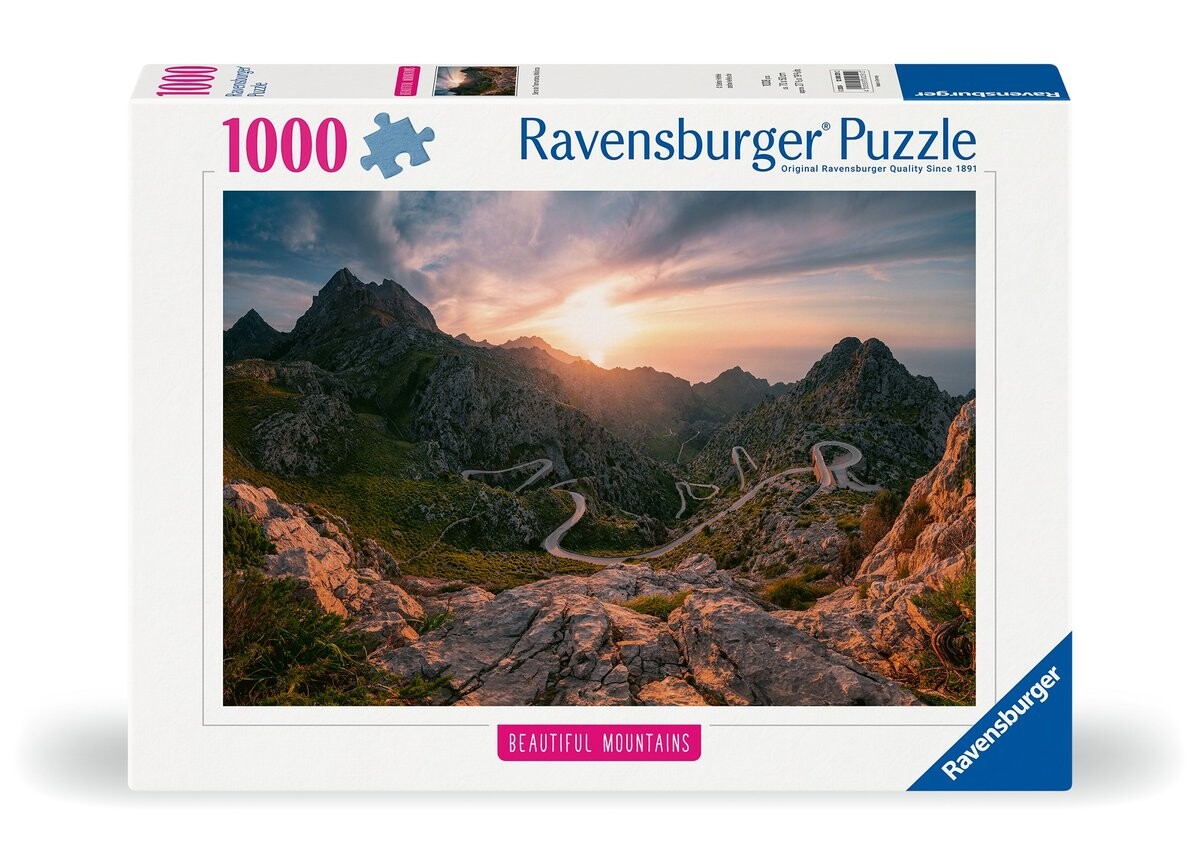 2D пазл, Серра-де-Трамунтана, Испания, 1000 деталей Ravensburger
2D пазл, Серра-де-Трамунтана, Испания, 1000 деталей Ravensburger
