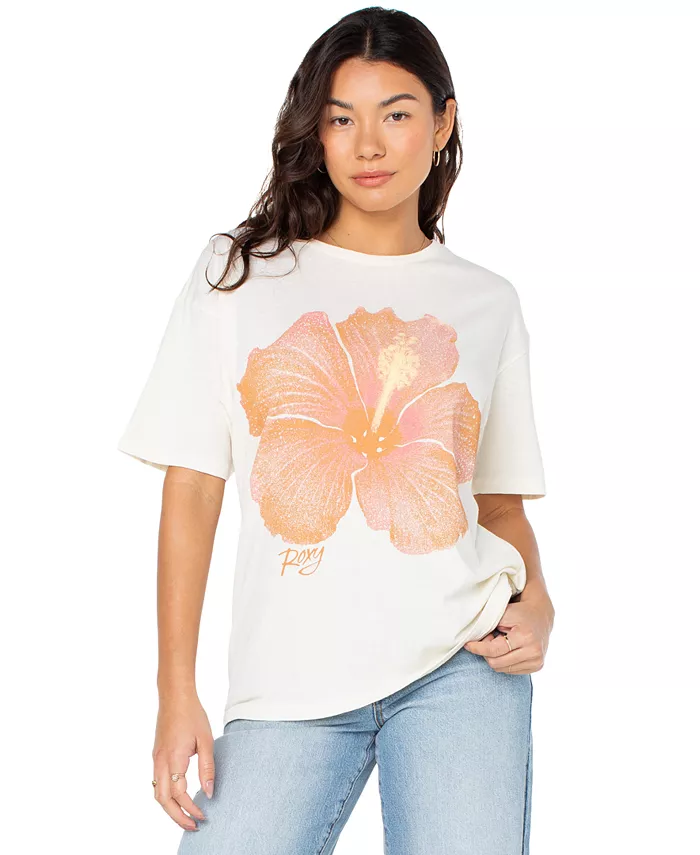 Футболка с принтом «Веточка гибискуса» из хлопка для юниоров Roxy, белый
Футболка с принтом «Веточка гибискуса» из хлопка для юниоров Roxy, белый