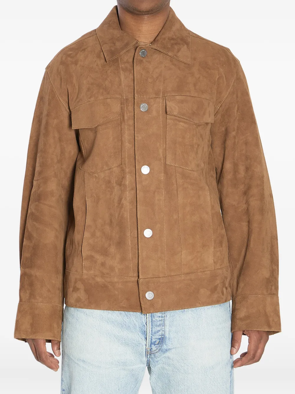 Куртка с карманами на кнопках и клапанами AMI Paris
Куртка с карманами на кнопках и клапанами AMI Paris