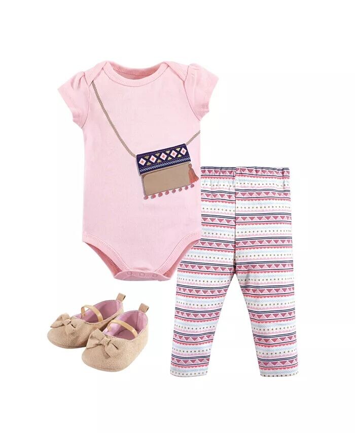 Хлопковое боди, штаны и обувь для новорожденных девочек Treasure Baby, комплект из 3 предметов, Free Spirit Little Treasure, мультиколор
Хлопковое боди, штаны и обувь для новорожденных девочек Treasure Baby, комплект из 3 предметов, Free Spirit Little Treasure, мультиколор