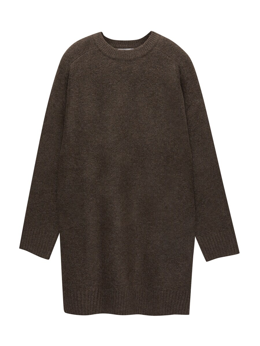 Вязаное платье Pull&Bear Knitted dress, коричневый 
Вязаное платье Pull&Bear Knitted dress, коричневый