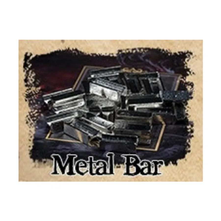 Жетоны ресурсов металлического сплава — металлические слитки, Gaming Accessories (Imperial Publishing)
Жетоны ресурсов металлического сплава — металлические слитки, Gaming Accessories (Imperial Publishing)