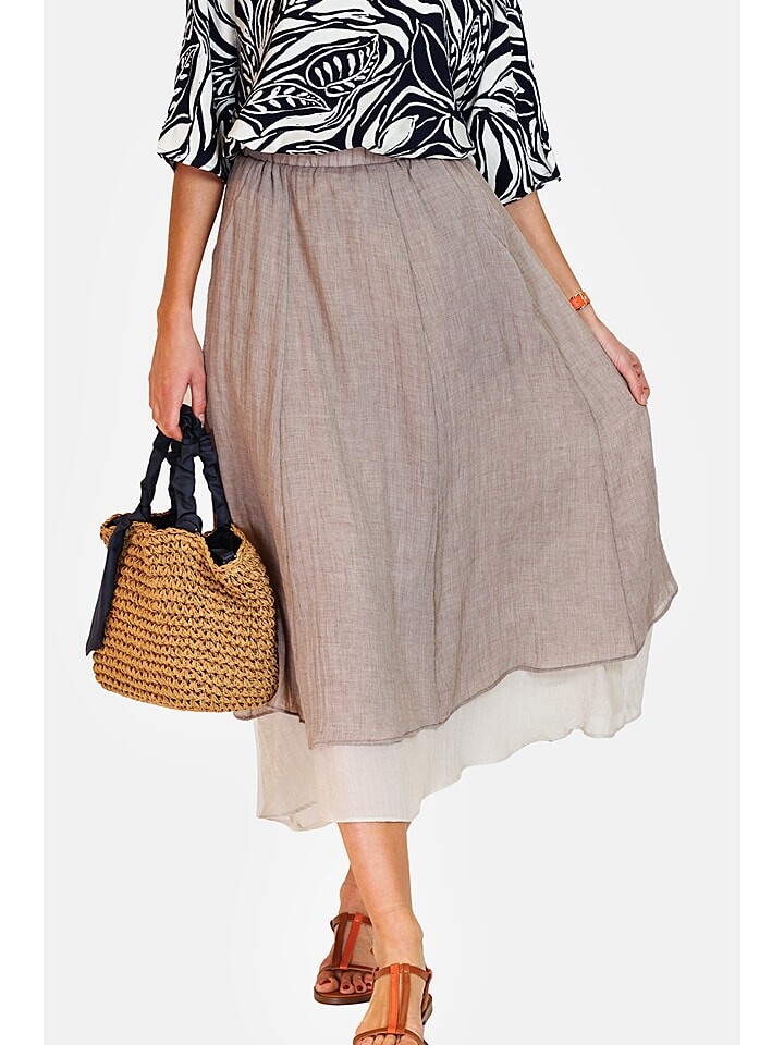 Длинная юбка Le Jardin du Lin Leinen, серо-коричневый
Длинная юбка Le Jardin du Lin Leinen, серо-коричневый