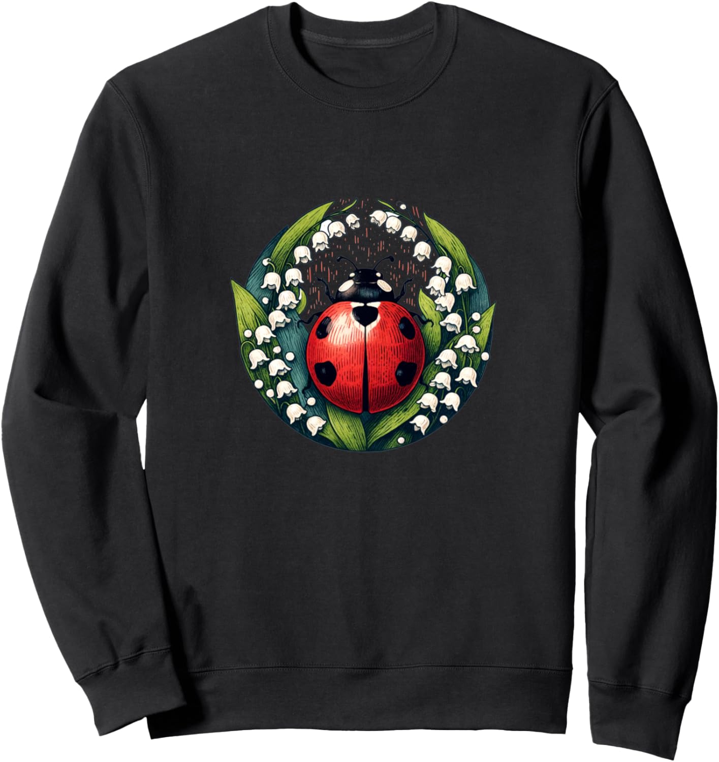 Толстовка с изображением божьей коровки и ландыша Ladybugs Nature Snugg, черный
Толстовка с изображением божьей коровки и ландыша Ladybugs Nature Snugg, черный