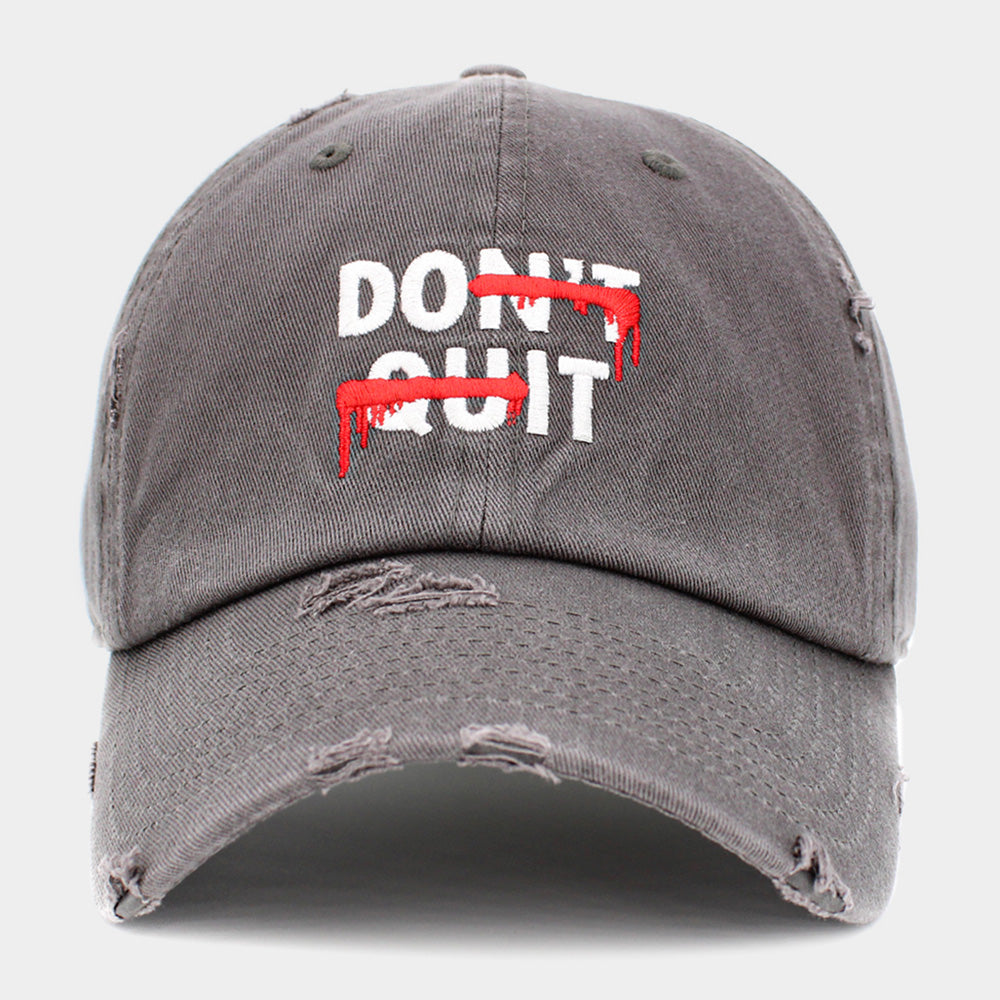 Винтажная бейсболка с вышитой надписью «Не сдавайся» FASHNZFAB, серый
Винтажная бейсболка с вышитой надписью «Не сдавайся» FASHNZFAB, серый