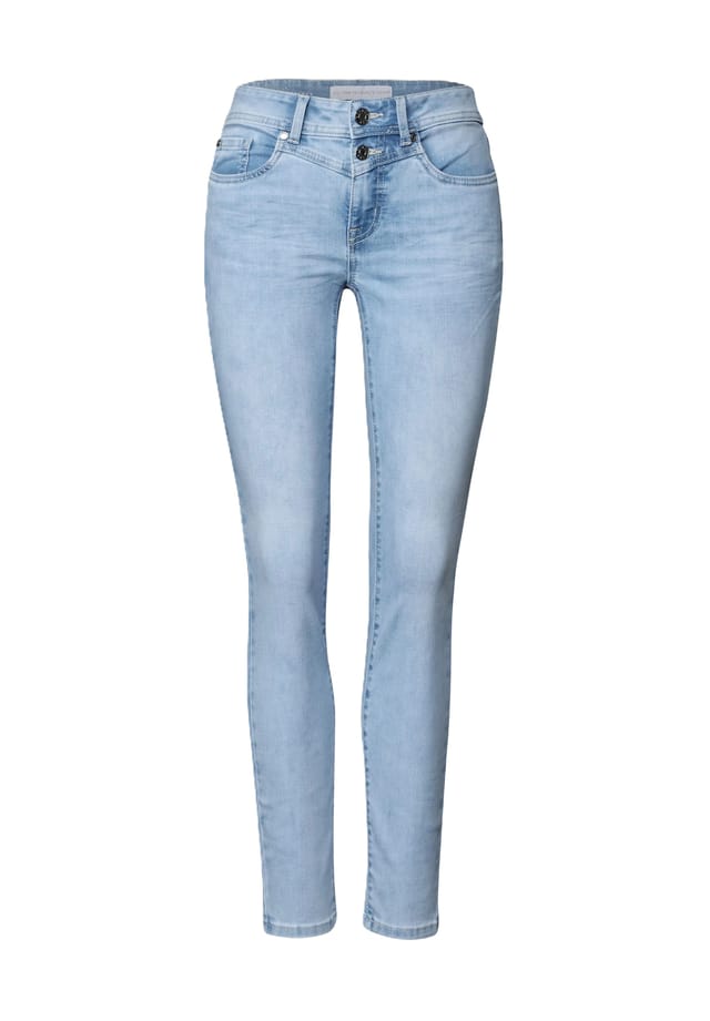 Джинсы с 5 карманами Street One, голубой
Джинсы с 5 карманами Street One, голубой