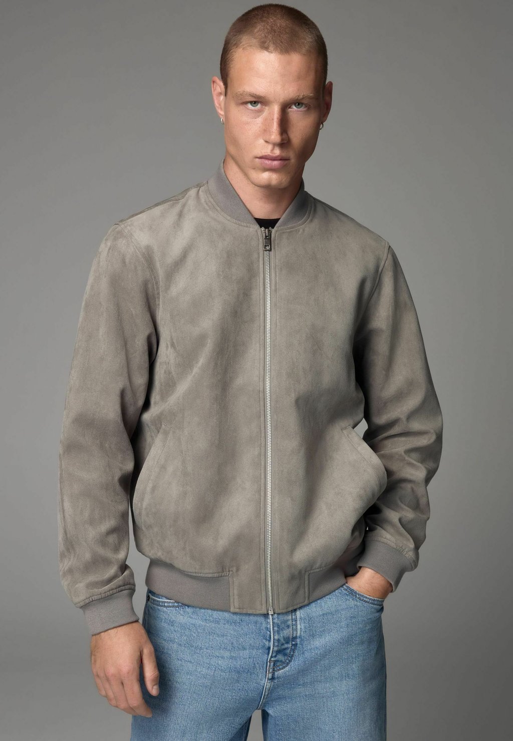 Куртка-бомбер Next, серый
Куртка-бомбер Next, серый