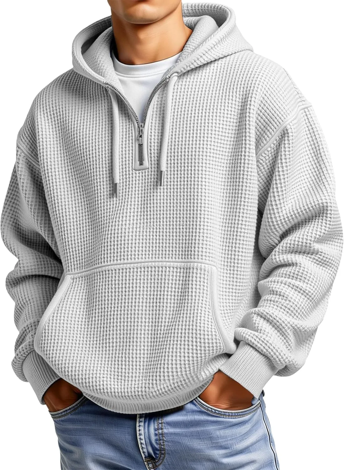 Толстовка Quarter Zip с капюшоном
Толстовка Quarter Zip с капюшоном