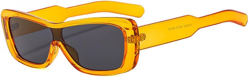 Модные женские солнцезащитные очки-комбинезон в стиле ретро с градиентными линзами и защитой от УФ-излучения UV400, мужские оранжевые солнцезащитные очки TKKTLLT, Orange Grey
Модные женские солнцезащитные очки-комбинезон в стиле ретро с градиентными линзами и защитой от УФ-излучения UV400, мужские оранжевые солнцезащитные очки TKKTLLT, Orange Grey