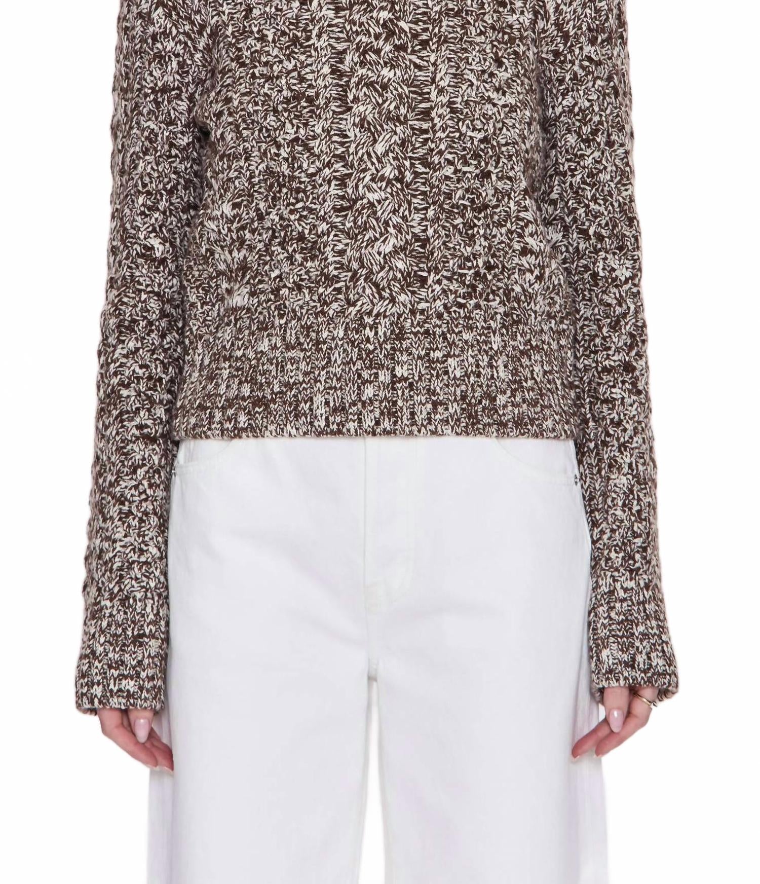 Свитер Quinn цвета шоколадного меланжа Pistola, Chocolate Marl
Свитер Quinn цвета шоколадного меланжа Pistola, Chocolate Marl