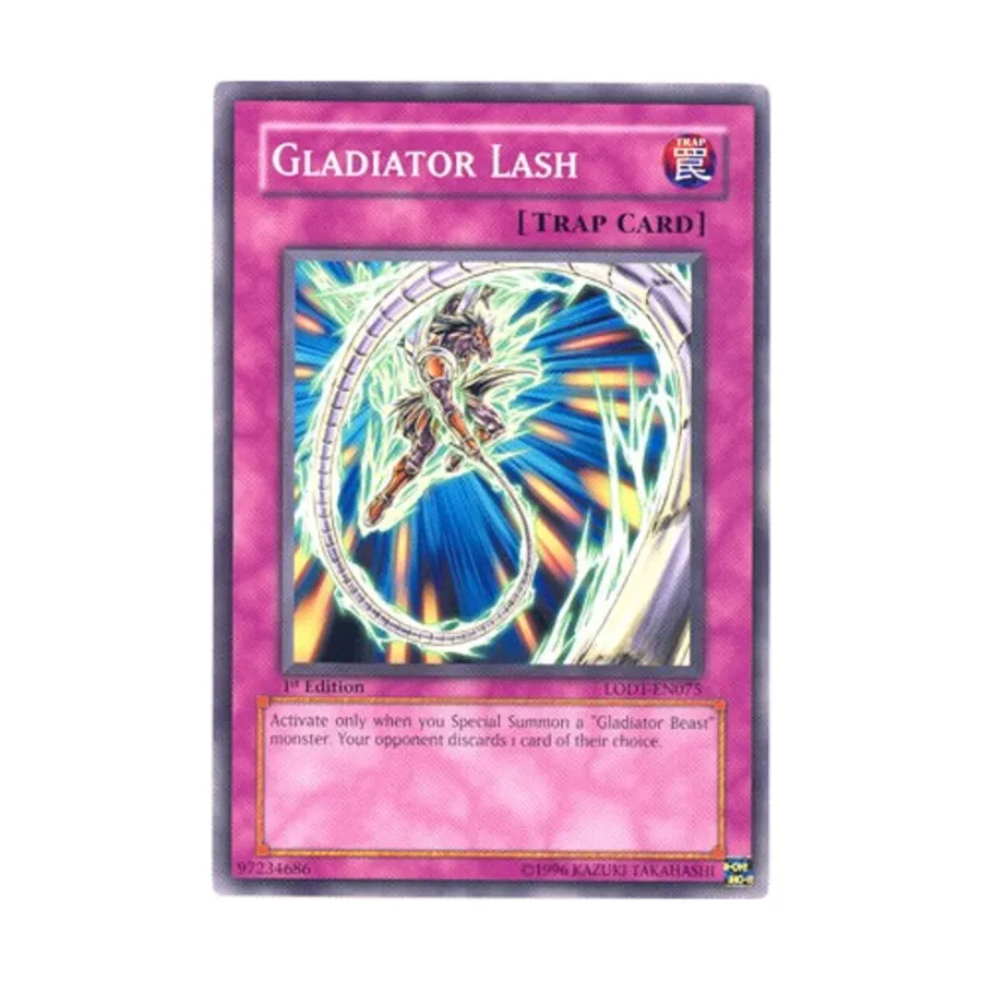 CCG Хлыст гладиатора (Обычный), Yu-Gi-Oh - Light of Destruction - Singles
CCG Хлыст гладиатора (Обычный), Yu-Gi-Oh - Light of Destruction - Singles