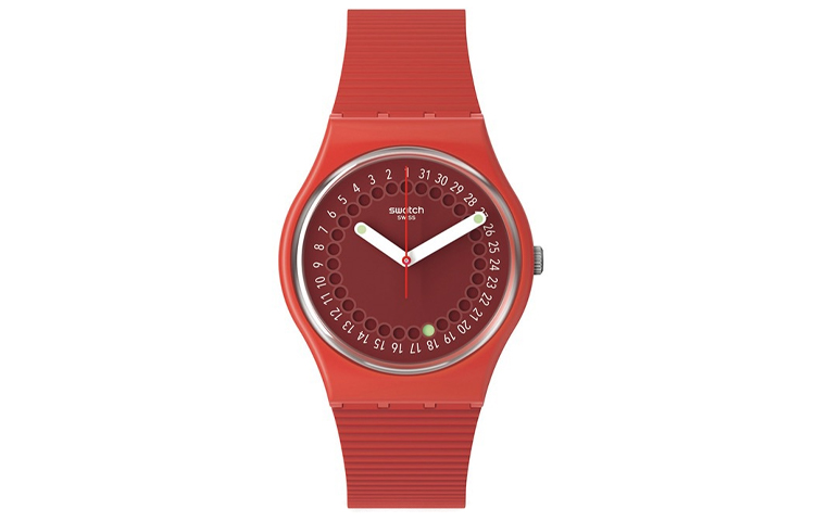 Унисекс красные часы 34 мм SO28R400 SWATCH
Унисекс красные часы 34 мм SO28R400 SWATCH
