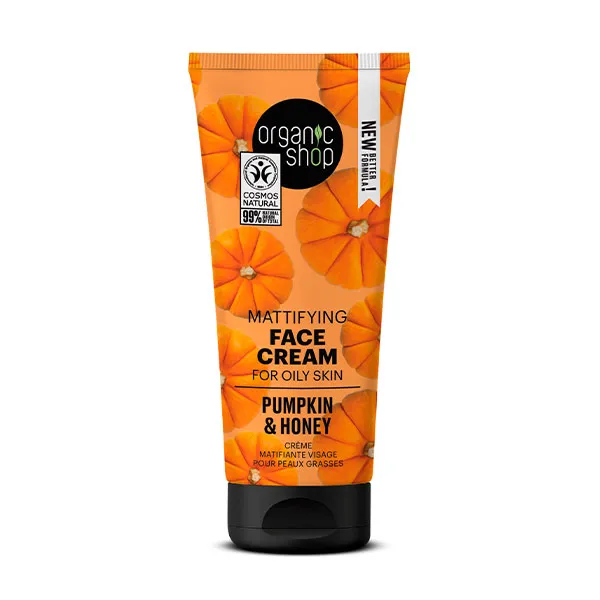 Матирующий крем для лица Mattifying Face Cream Pumpkin & Honey Organic Shop, 50 ml
Матирующий крем для лица Mattifying Face Cream Pumpkin & Honey Organic Shop, 50 ml