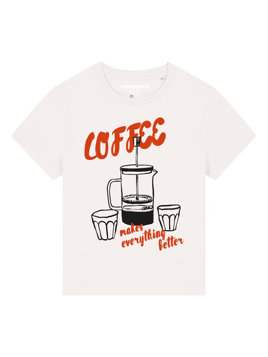 Рубашка Watapparel Coffee makes everything better, белый
Рубашка Watapparel Coffee makes everything better, белый