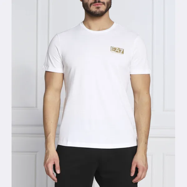 Футболка стандартного кроя Ea7, белый 
Футболка стандартного кроя Ea7, белый