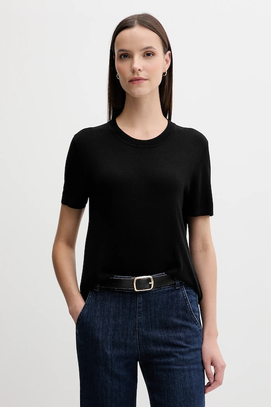 Шелковая футболка United Colors Of Benetton, черный
Шелковая футболка United Colors Of Benetton, черный