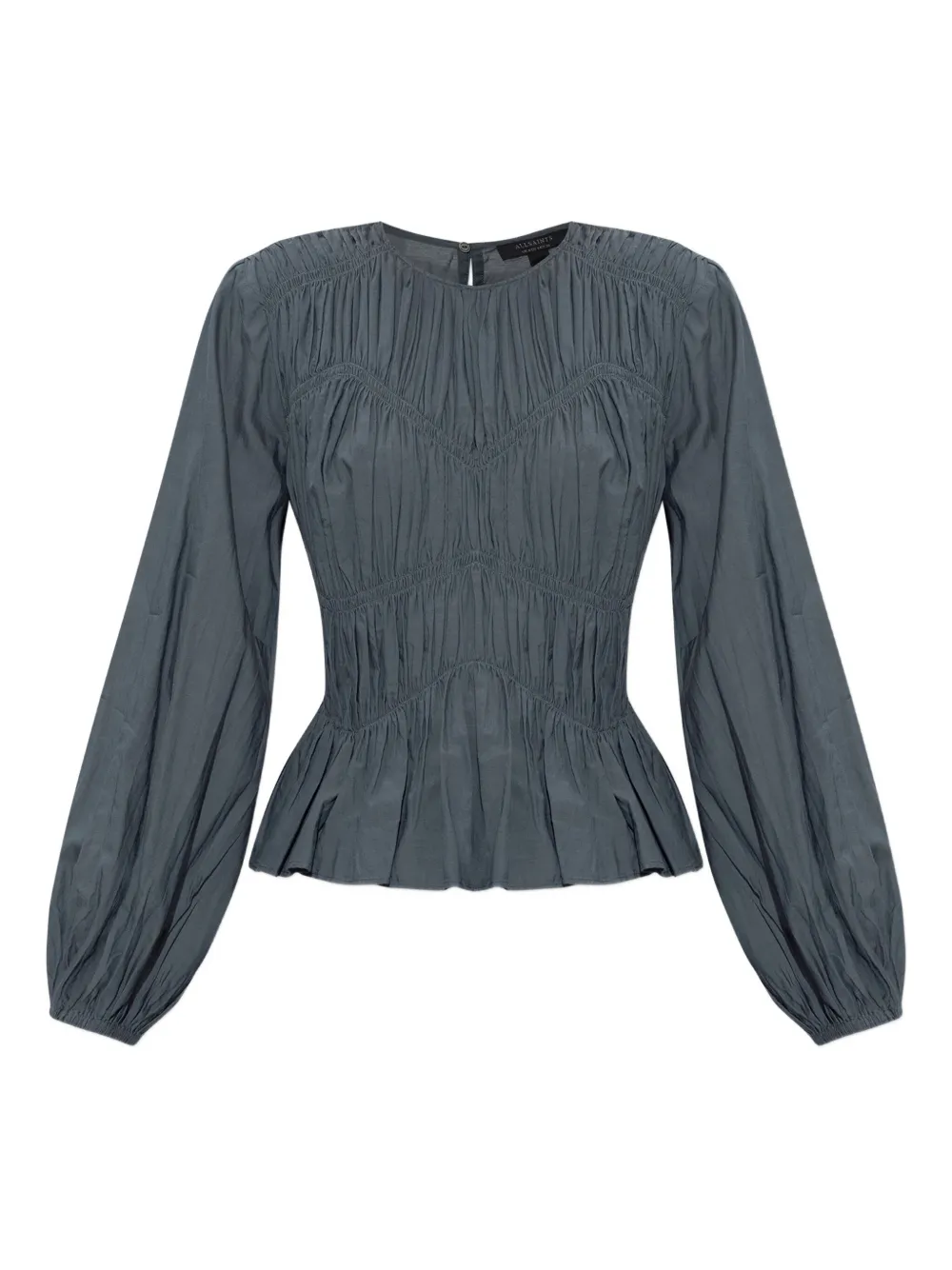 Многоярусный топ с гофрированными панелями AllSaints, синий
Многоярусный топ с гофрированными панелями AllSaints, синий