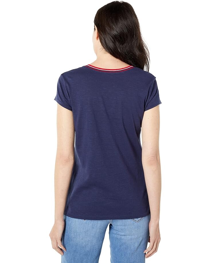 Футболка U.S. POLO ASSN. Crew Neck Graphic Ringer Tee, цвет Classic Navy
Футболка U.S. POLO ASSN. Crew Neck Graphic Ringer Tee, цвет Classic Navy