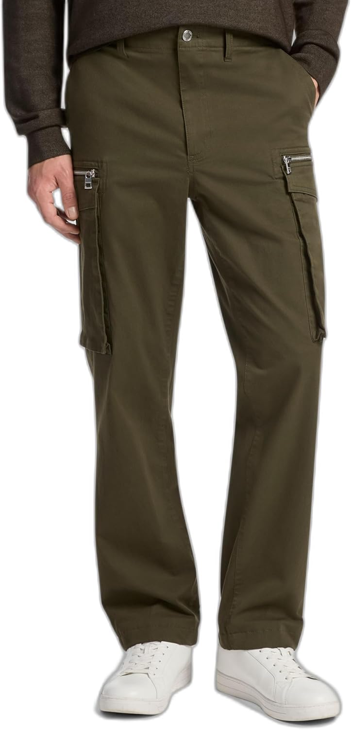 Мужские хлопковые карго-штаны Michael Kors с эластаном и застежкой-молнией на кармане, Ivy
Мужские хлопковые карго-штаны Michael Kors с эластаном и застежкой-молнией на кармане, Ivy