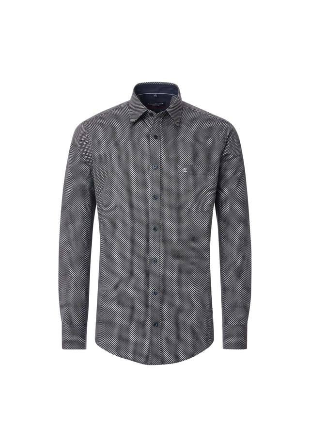 Рубашка для отдыха с принтом свободного покроя Casamoda, зеленый 
Рубашка для отдыха с принтом свободного покроя Casamoda, зеленый