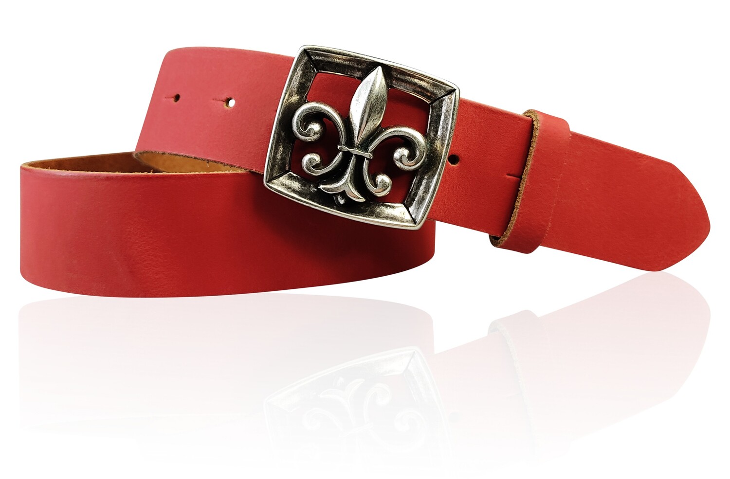 Кожаный ремень FRONHOFER, красный
Кожаный ремень FRONHOFER, красный